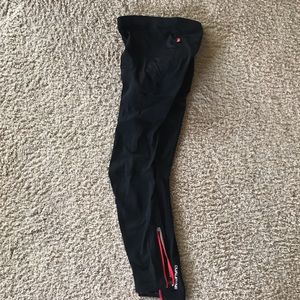 Qualidyne MENS black fleece lined leggings